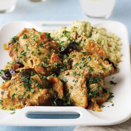 Chicken Tagine with Pine-nut Couscous