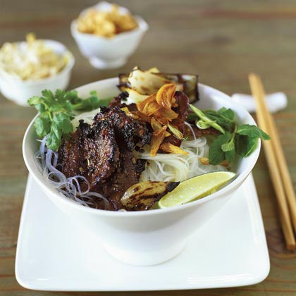 Grilled Beef with Lemon Grass and Garlic (Bo Nuong Xa Toi)