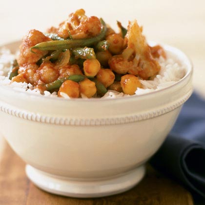 Spiced Vegetables with Basmati Rice