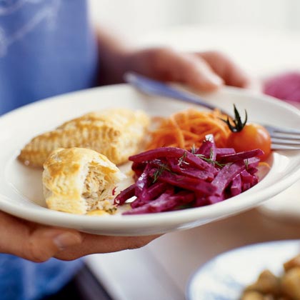 Salmon-Herb Turnovers