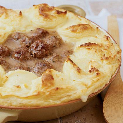 Meatball Shepherd’s Pie