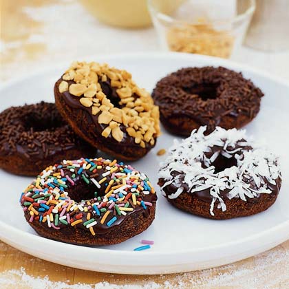 Chocolate Cake Doughnuts