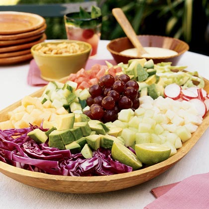 Mexican Chopped Salad with Orange Crema