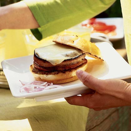 Beef and Bacon Burgers