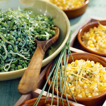 Petite Peas with Greens