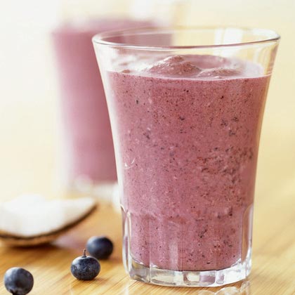 Blueberry-Coconut Slush