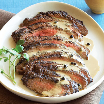 Gin and Spice Flank Steak
