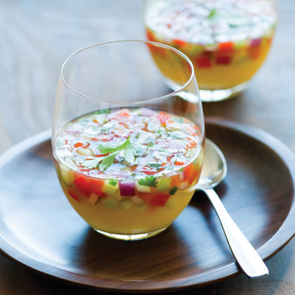 Chilled Pineapple Gazpacho