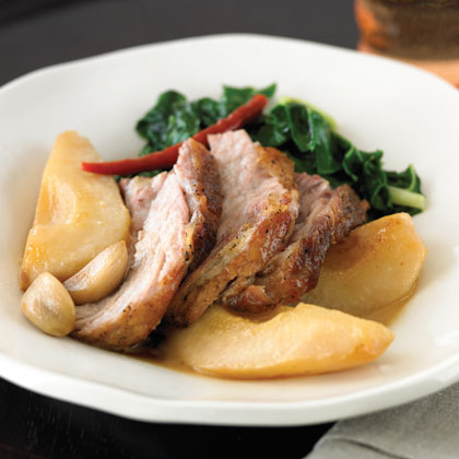 Braised Pork with Pears and Chiles