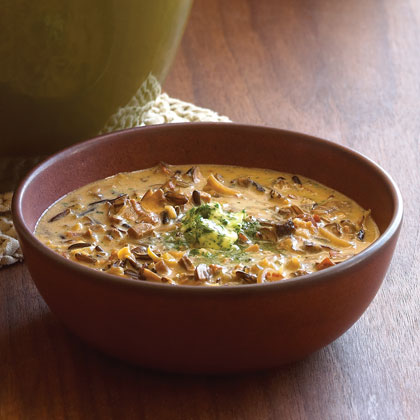 Wild Rice and Mushroom Soup