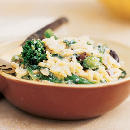 Orzo with Ricotta and Broccoli Rabe