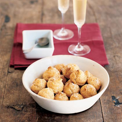 Salt-and-Pepper Cheese Puffs (Gougères)