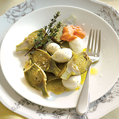 Baby Artichoke Antipasto