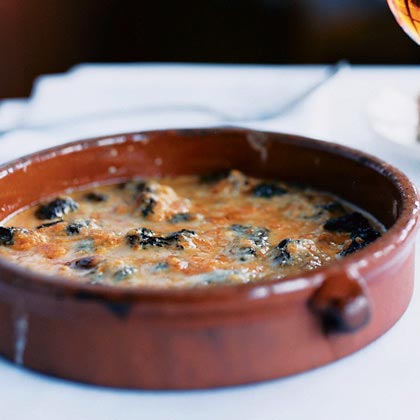 Morel Mushroom and Oloroso Sherry Gratin