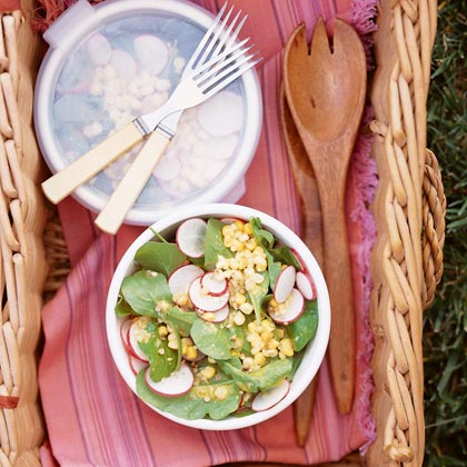 Corn and Arugula Salad