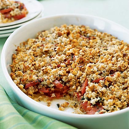 Tomato and Sweet Onion Crumble