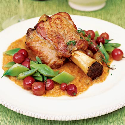 Braised Veal Shanks with Romano Beans