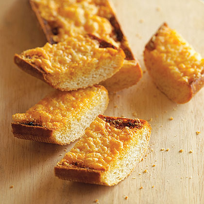 Three-Cheese Garlic Bread Three-Cheese Garlic Bread