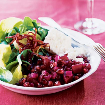 Pomegranate and Beet Salad
