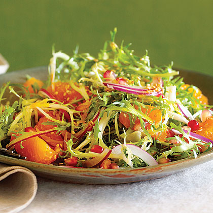 Frisée, Tangerine, and Sesame Salad