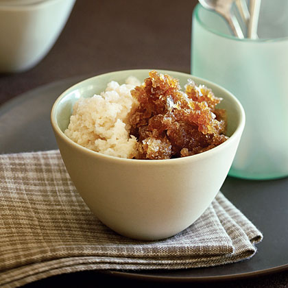 Coffee and Almond Milk Granita Coffee and Almond Milk Granita