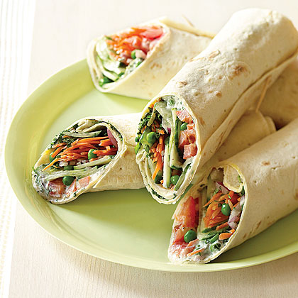 Mediterranean Lavash Wraps - Healthy Seasonal Recipes