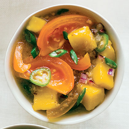 Fire and Fruit Yellow Tomato Salsa