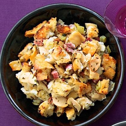 Pancetta, Sourdough, and Apple Stuffing