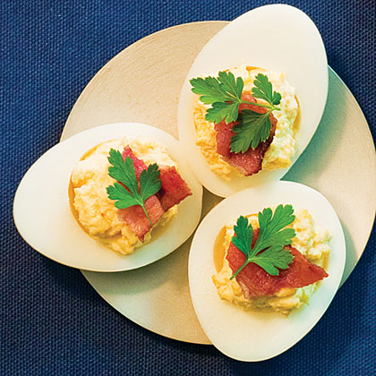 Deviled Eggs with Bacon