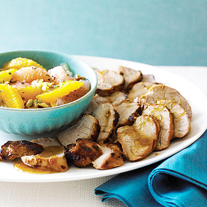 Honey Lime Grilled Pork Tenderloin with Citrus Salsa