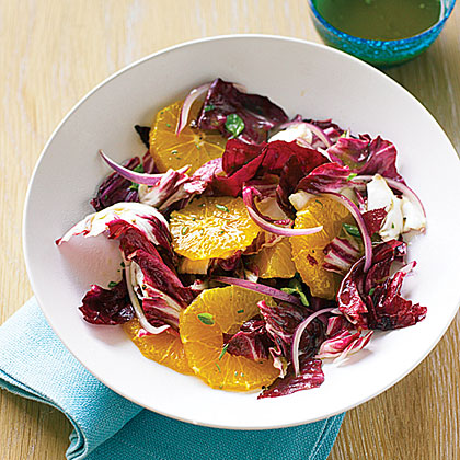 Orange, Radicchio, and Oregano Salad