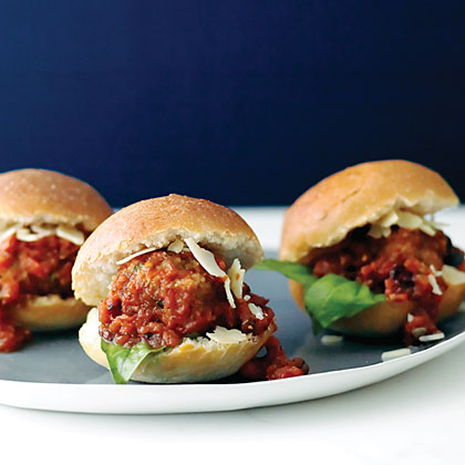 Puttanesca Meatball Sliders