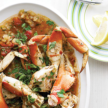 Quick Crab Stew in Fennel-Tomato Broth