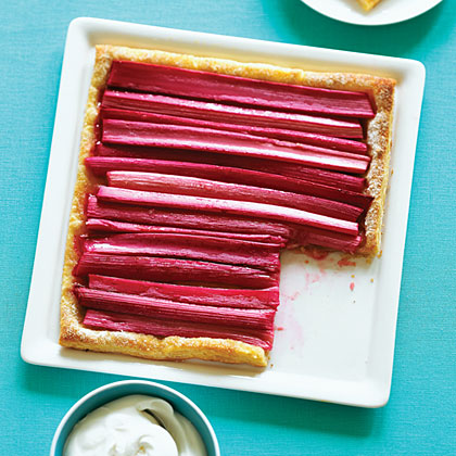 Rhubarb Cardamom Galette