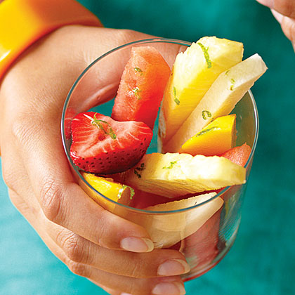 Fruit Cocktail with Margarita Dressing