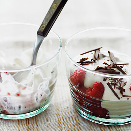 Raspberry, Ricotta, and Chocolate Parfaits