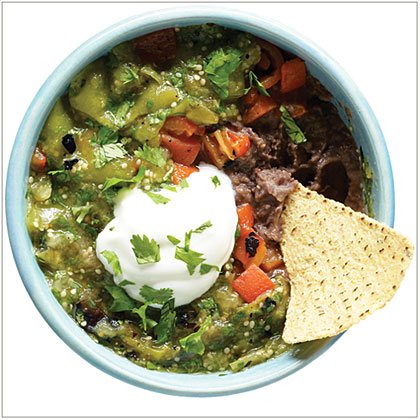 Black Bean Tomatillo Dip