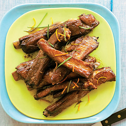 su-Roasted Pork Spareribs with Citrus-Soy Sauce