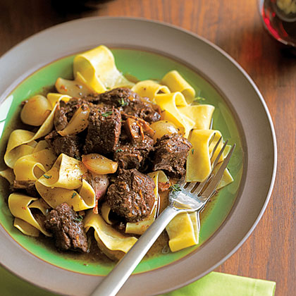 su-Beef Daube with Shallots and Dried Porcini