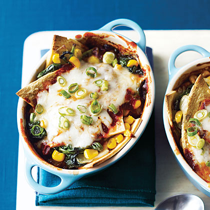 su-Vegetable Enchiladas