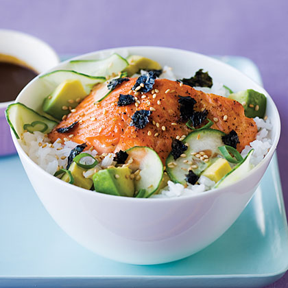 su-Simple Salmon Chirashi