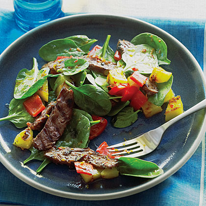 su-Brazilian Grilled Steak Salad