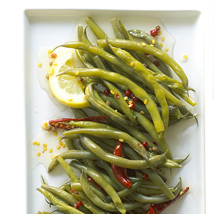 su-Spicy, Crunchy Pickled Green Beans with Lemon