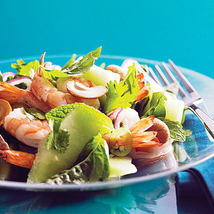 su-Vietnamese Shrimp and Green Melon Salad