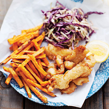 su-Beer-Battered Razor Clams