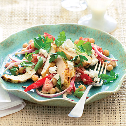 su-Grilled Chicken Greek Salad