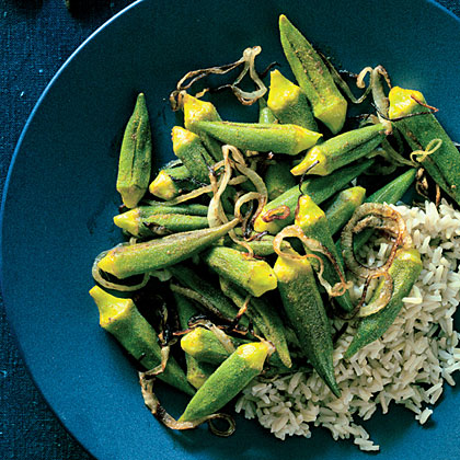 su-Indian Spice-Stuffed Okra