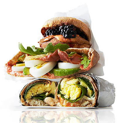 su-Egg, Avocado, and Crispy Prosciutto Pitas