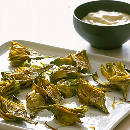 su-Sesame Fried Artichokes