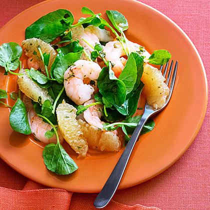 su-Southeast Asian Grapefruit and Shrimp Salad